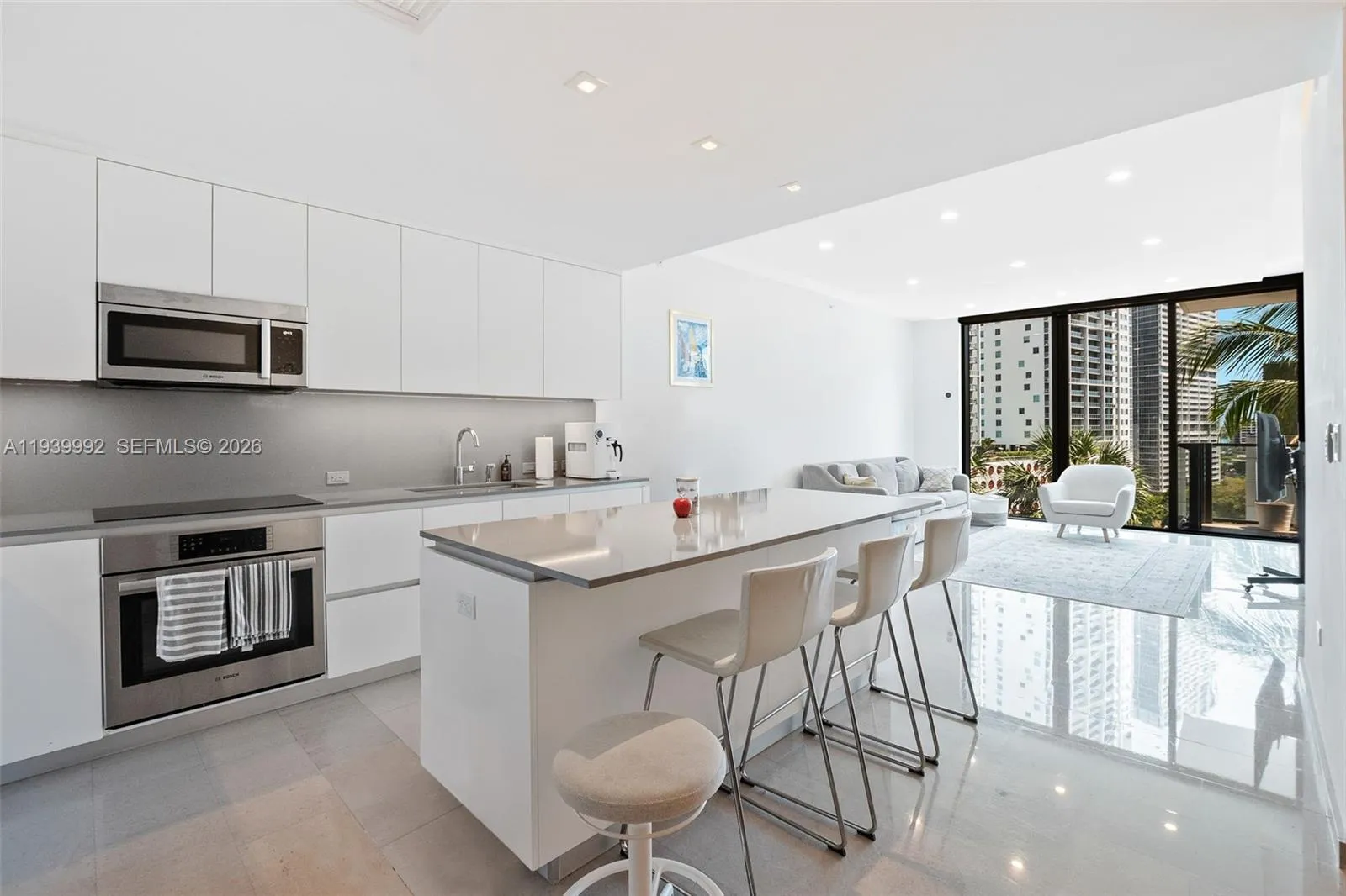 3 bedroom 3 bath for sale at 68 SE 6th Street # 805, Miami FL 33131