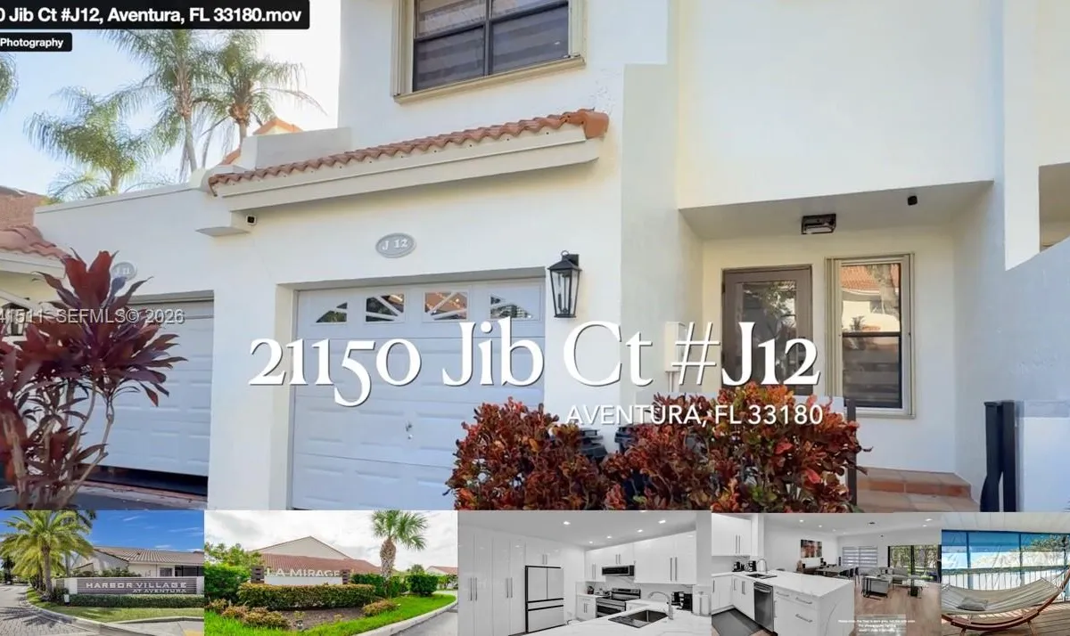 21150 Jib Ct # J12, Aventura FL 33180