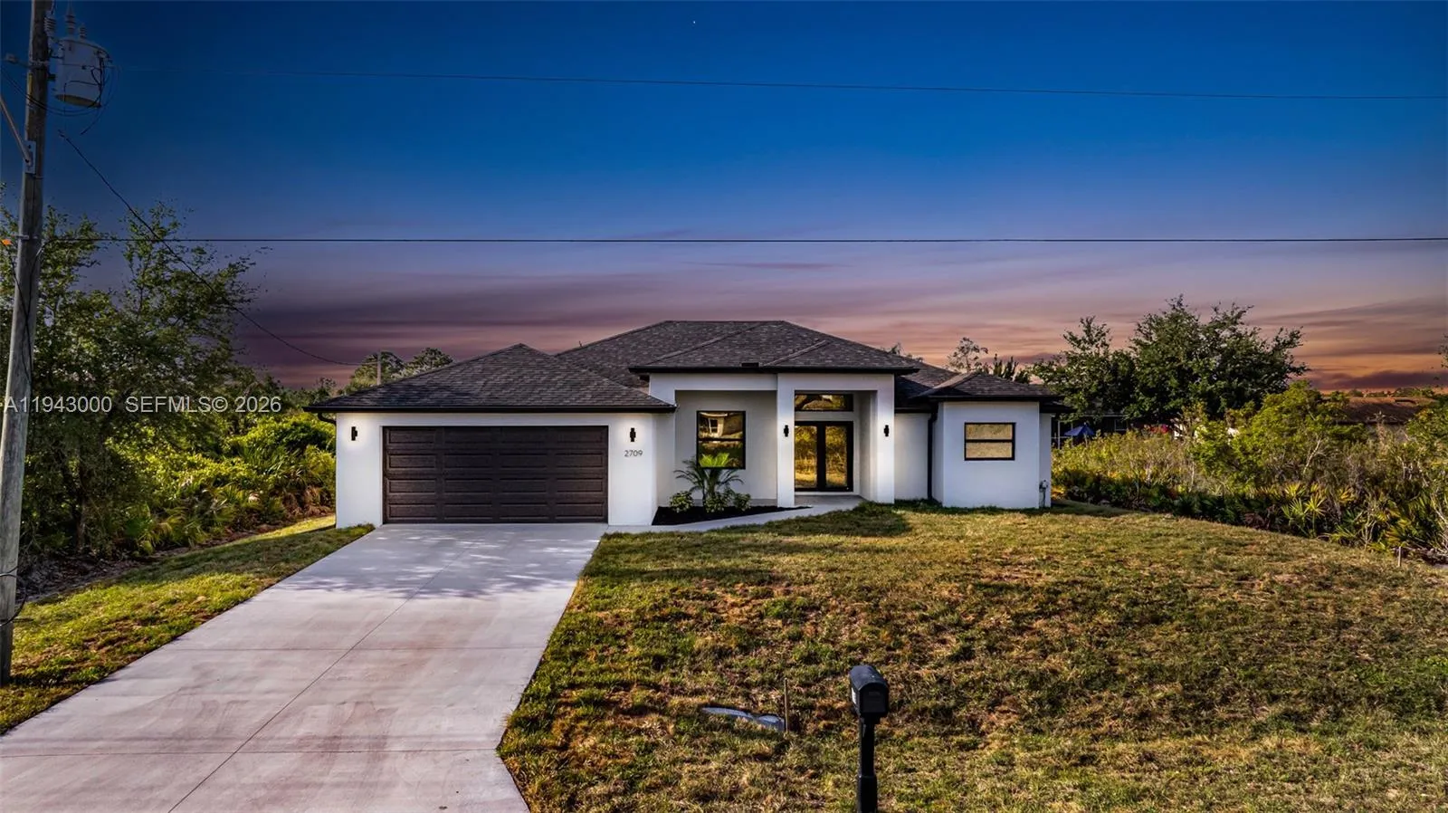 4 bedroom 2 bath for sale at 2709 58th St W, Lehigh Acres FL 33971