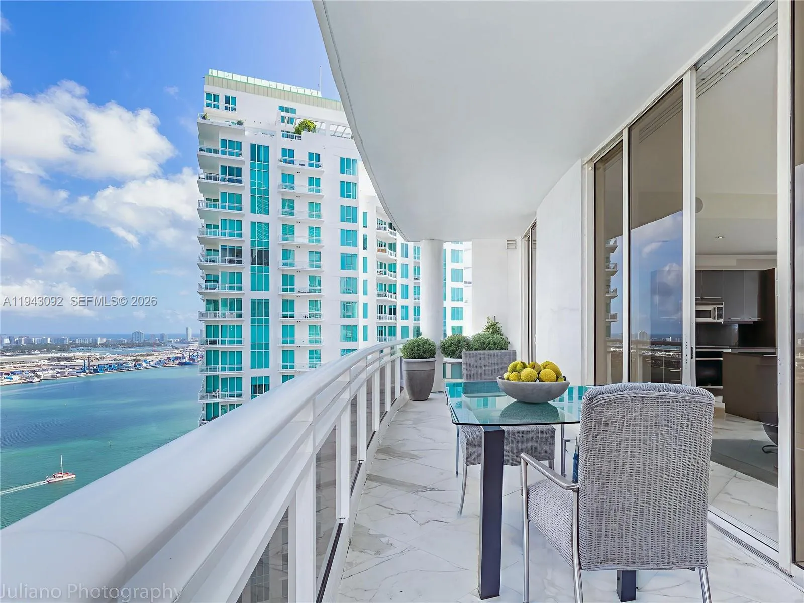 2 bedroom 2 bath for sale at 901 Brickell Key Blvd # 3407, Miami FL 33131