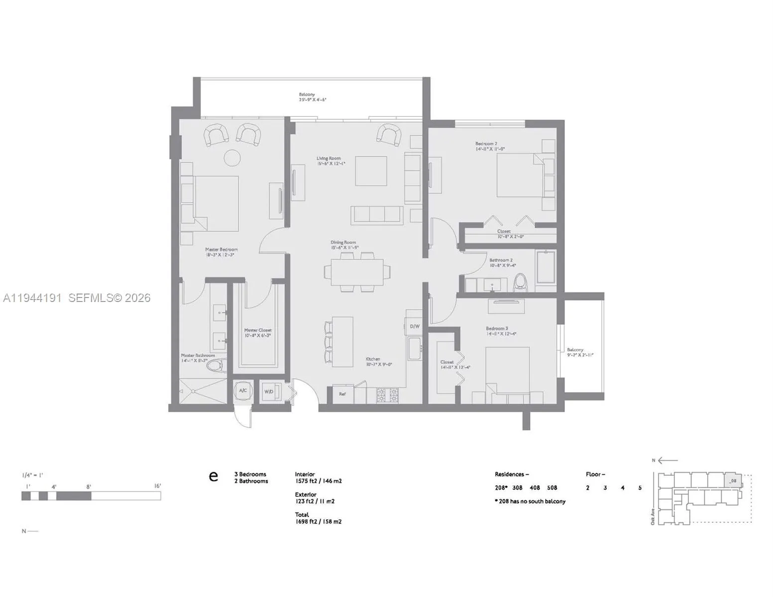 3034 Oak Avenue # 408, Coconut Grove FL 33133