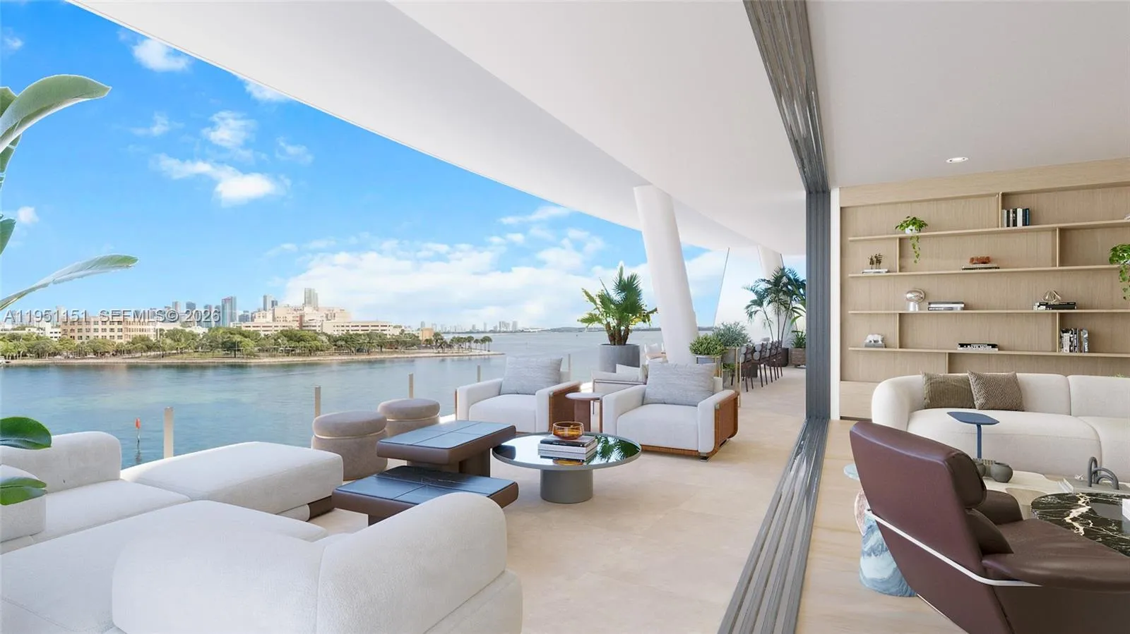 3 bedroom 3 bath for sale at 5 Grove Isle # S301, Coconut Grove FL 33133