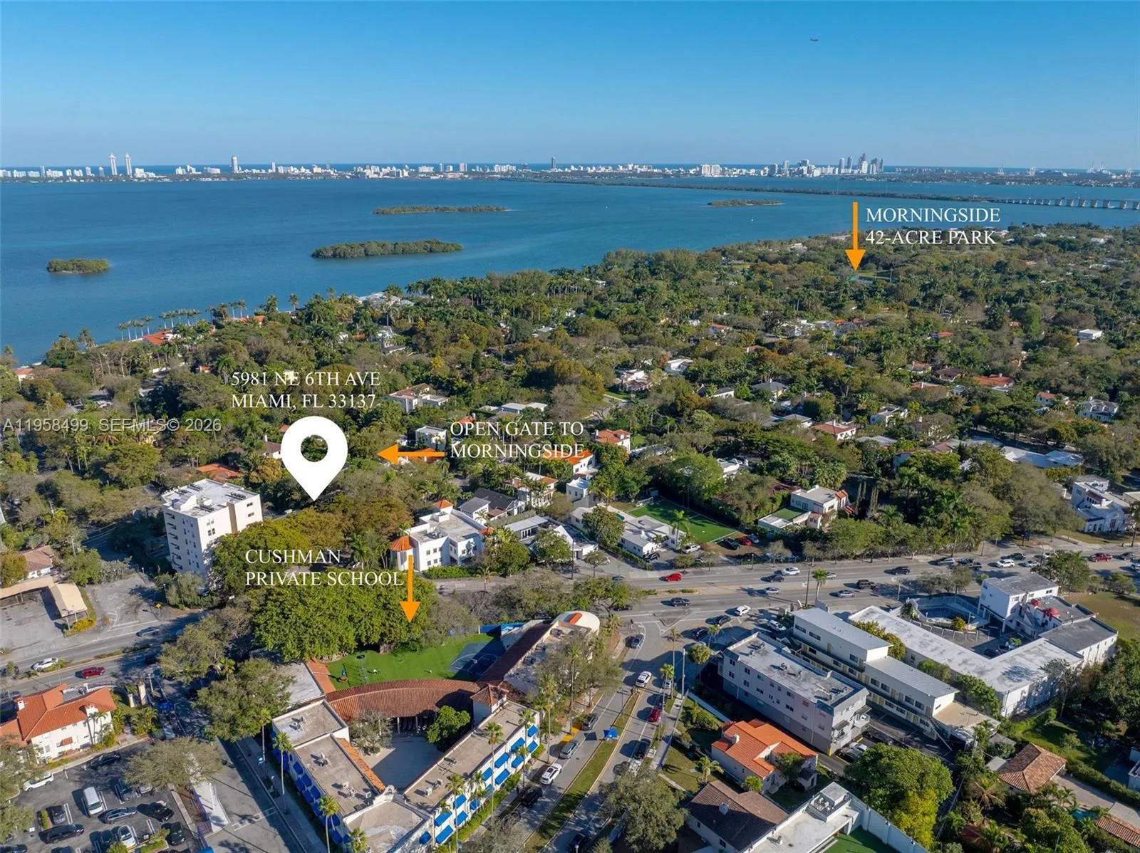 3 bedroom 2 bath for sale at 5981 NE 6th Ave, Miami FL 33137