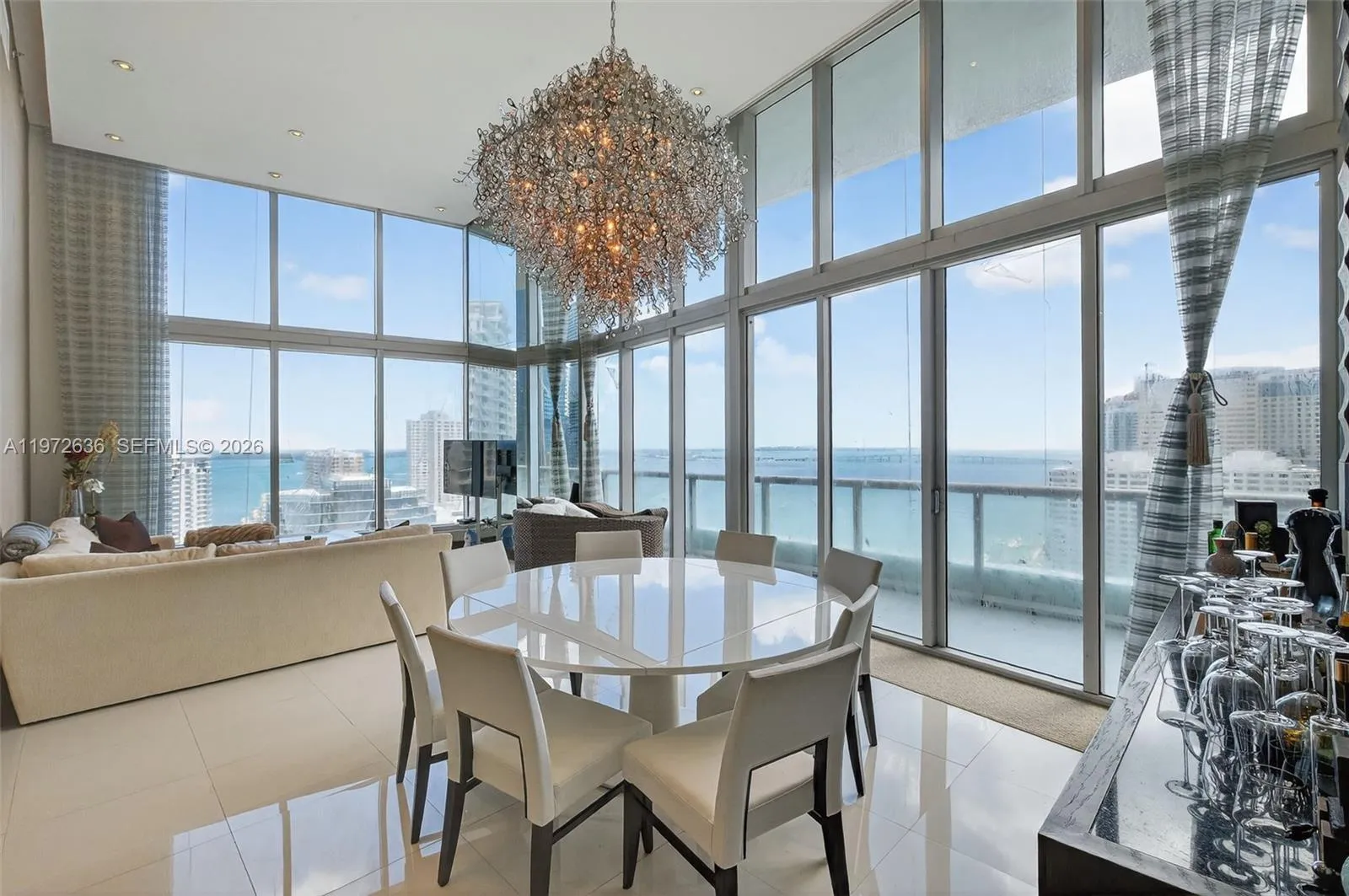 3 bedroom 2 bath for sale at 495 Brickell avenue # 2201, Miami FL 33131