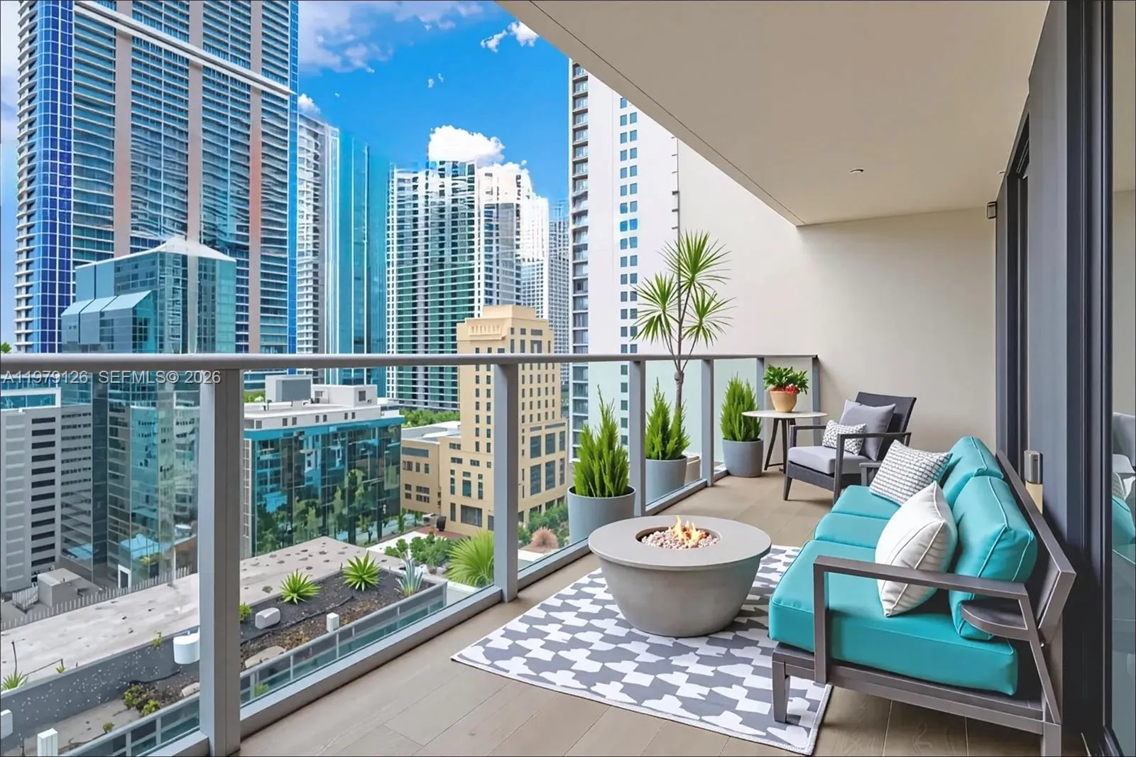 2 bedroom 3 bath for sale at 1010 Brickell Ave # 1902, Miami FL 33131