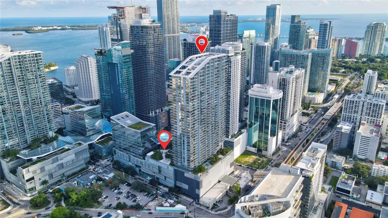 1 bedroom 1 bath for sale at 88 SW 7th St # 2706, Miami FL 33130