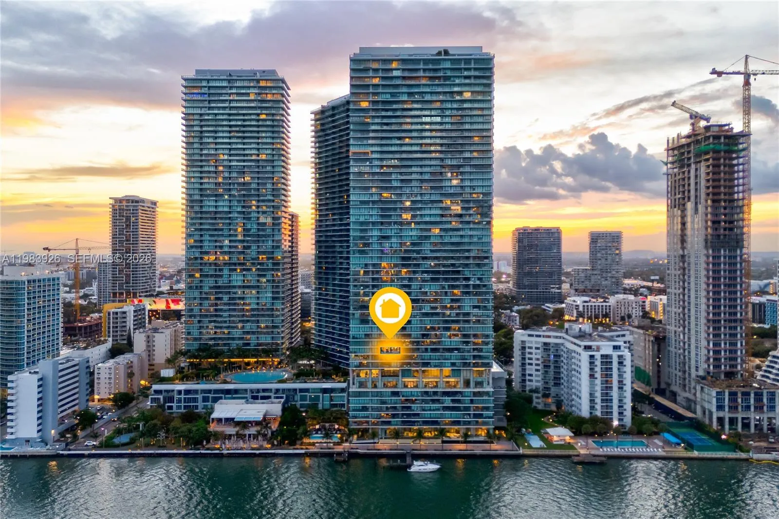 1 bedroom 1 bath for sale at 3131 NE 7th Ave # 1202, Miami FL 33137