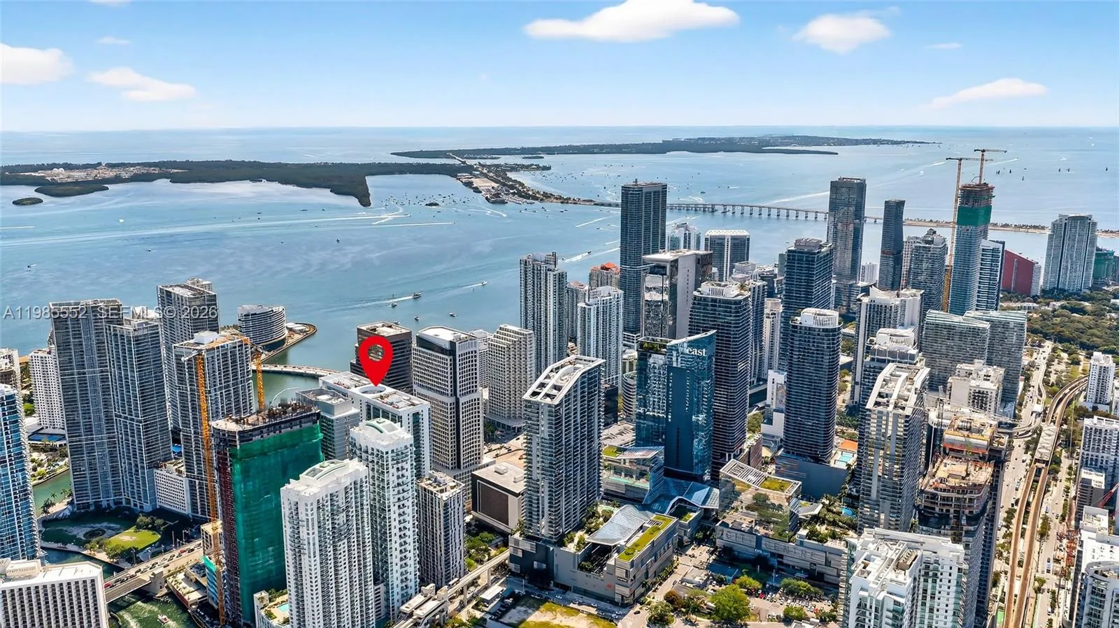 3 bedroom 2 bath for sale at 500 Brickell Ave # 3901, Miami FL 33131