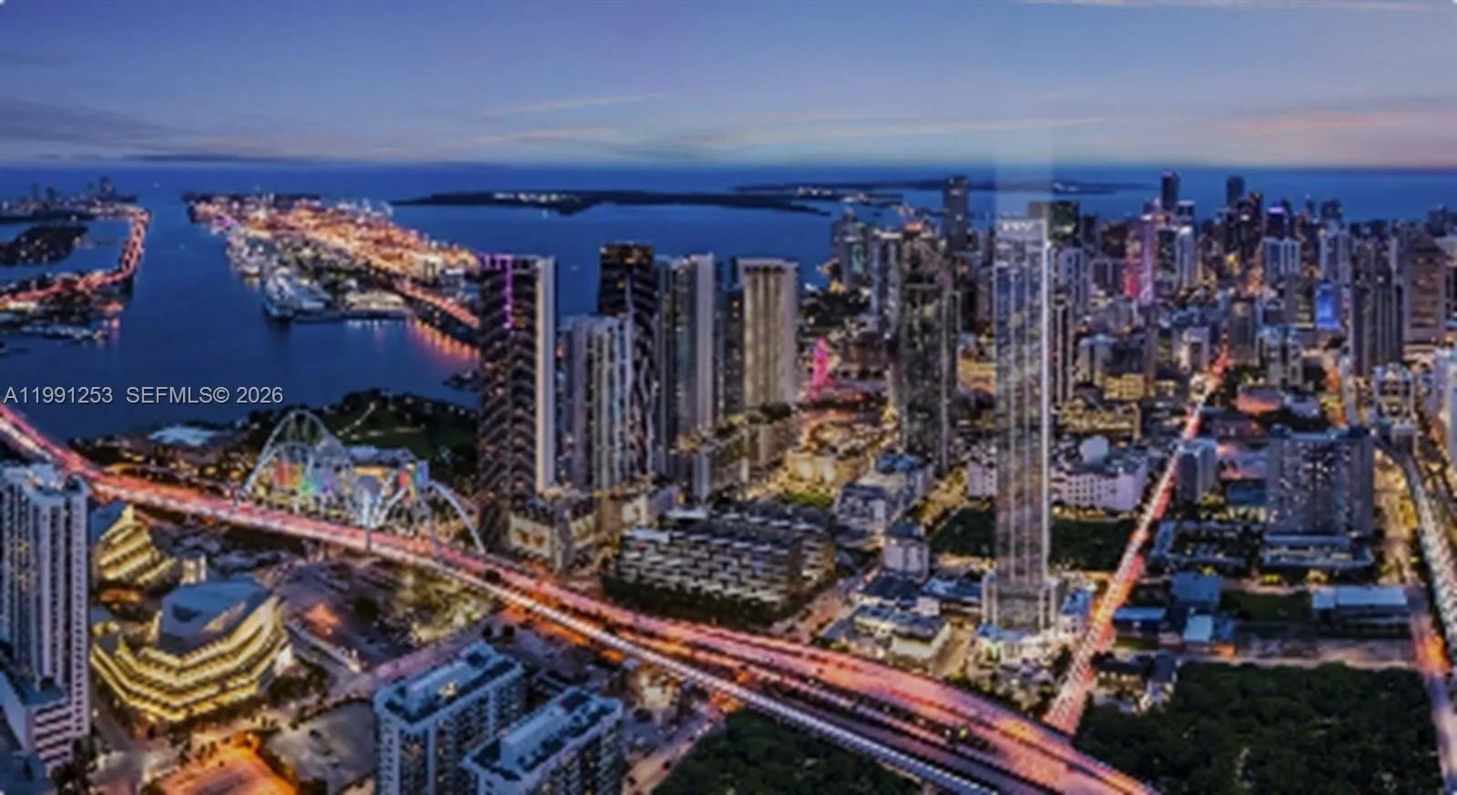 1 bedroom 1 bath for sale at 20 NE 11th St # 3809, Miami FL 33132