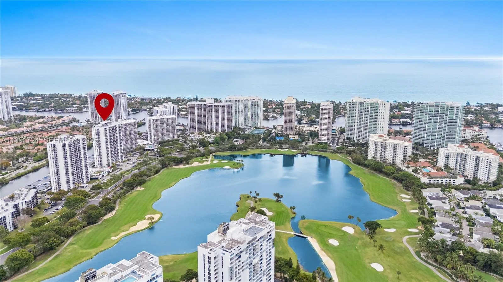 1 bedroom 2 bath for sale at 3675 N Country Club Dr # 1501, Aventura FL 33180