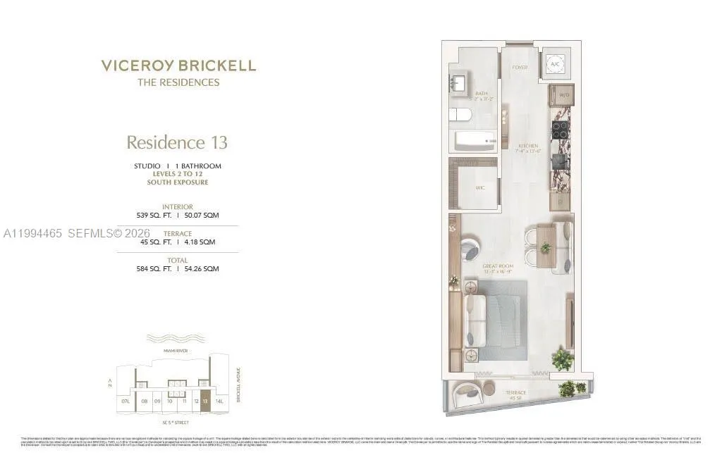 77 SE 5th # 1213, Miami FL 33131