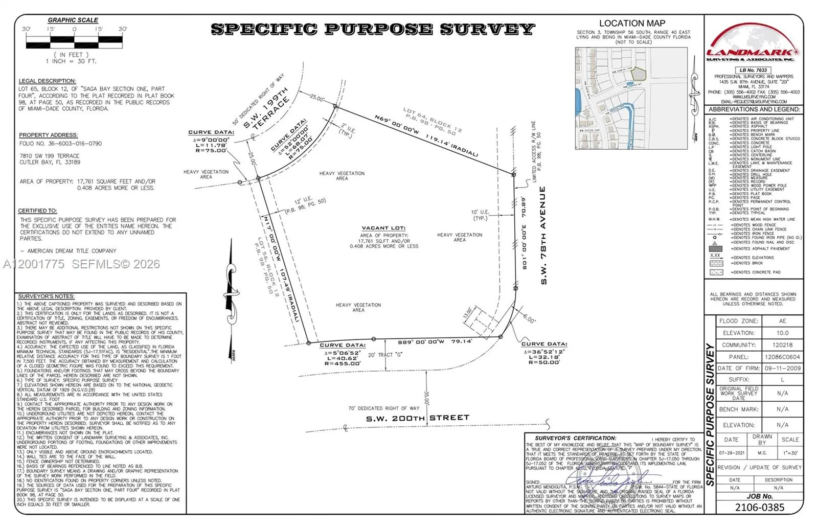 7810 SW 199th Ter, Cutler Bay FL 33189