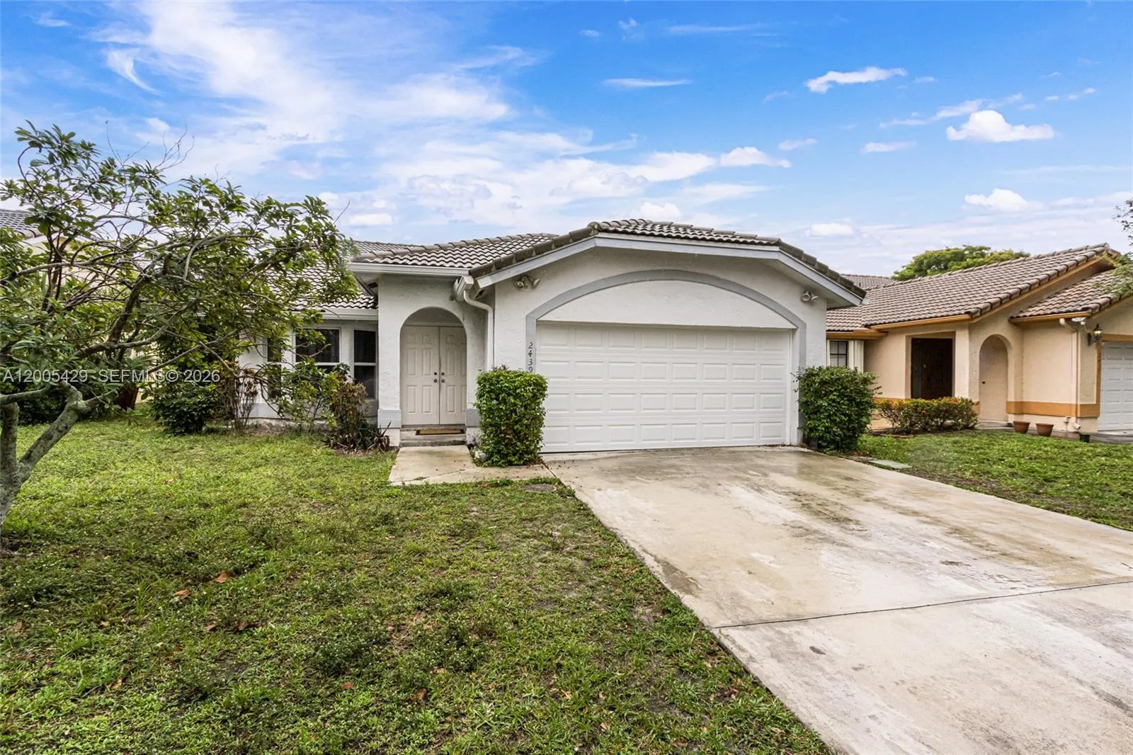 4 bedroom 2 bath for sale at 2439 NW 95th Ave, Coral Springs FL 33065