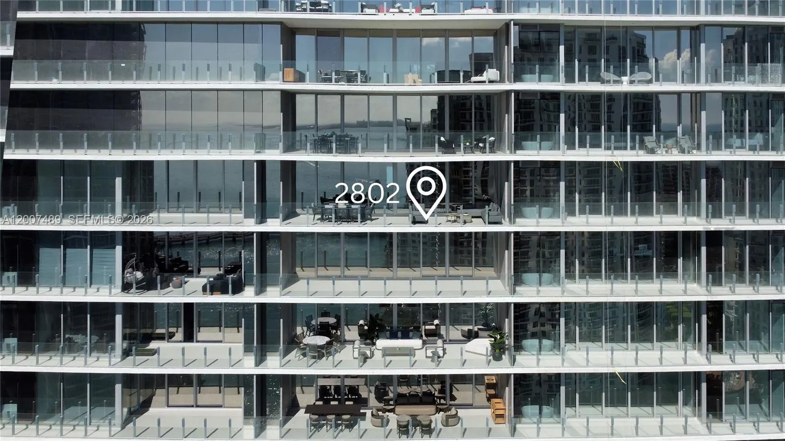 3 bedroom 3 bath for sale at 300 Biscayne Boulevard Way # 2802E, Miami FL 33131