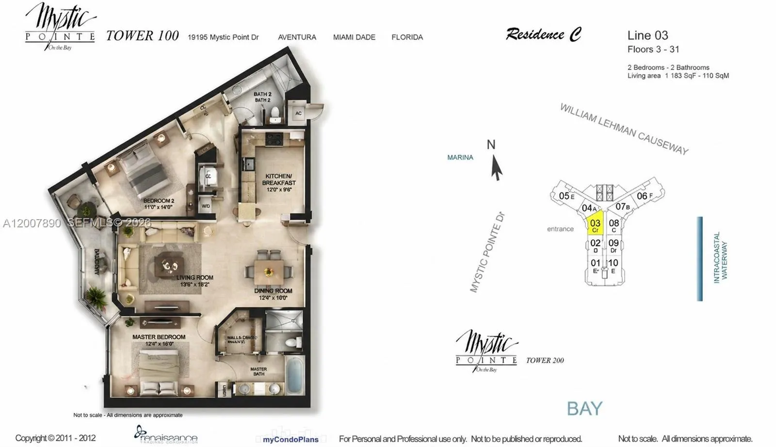 19195 NE 36th Ct # 1503, Aventura FL 33180