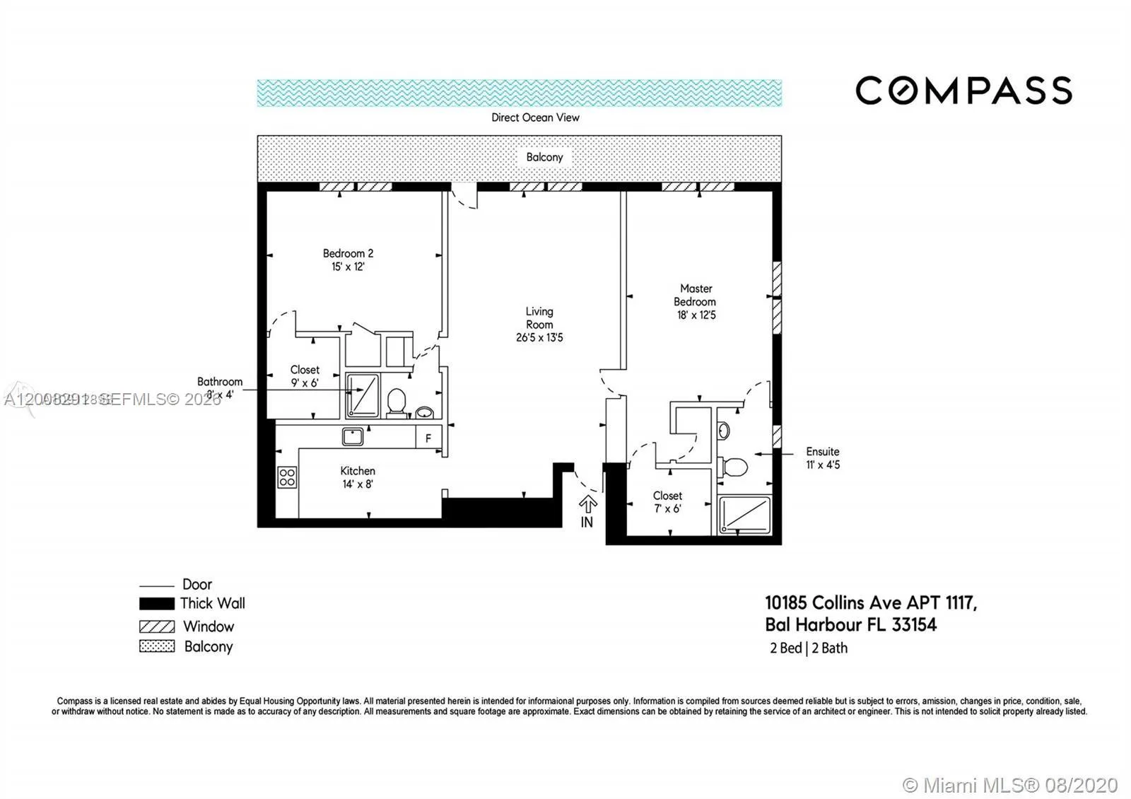10185 Collins # 308, Bal Harbour FL 33154