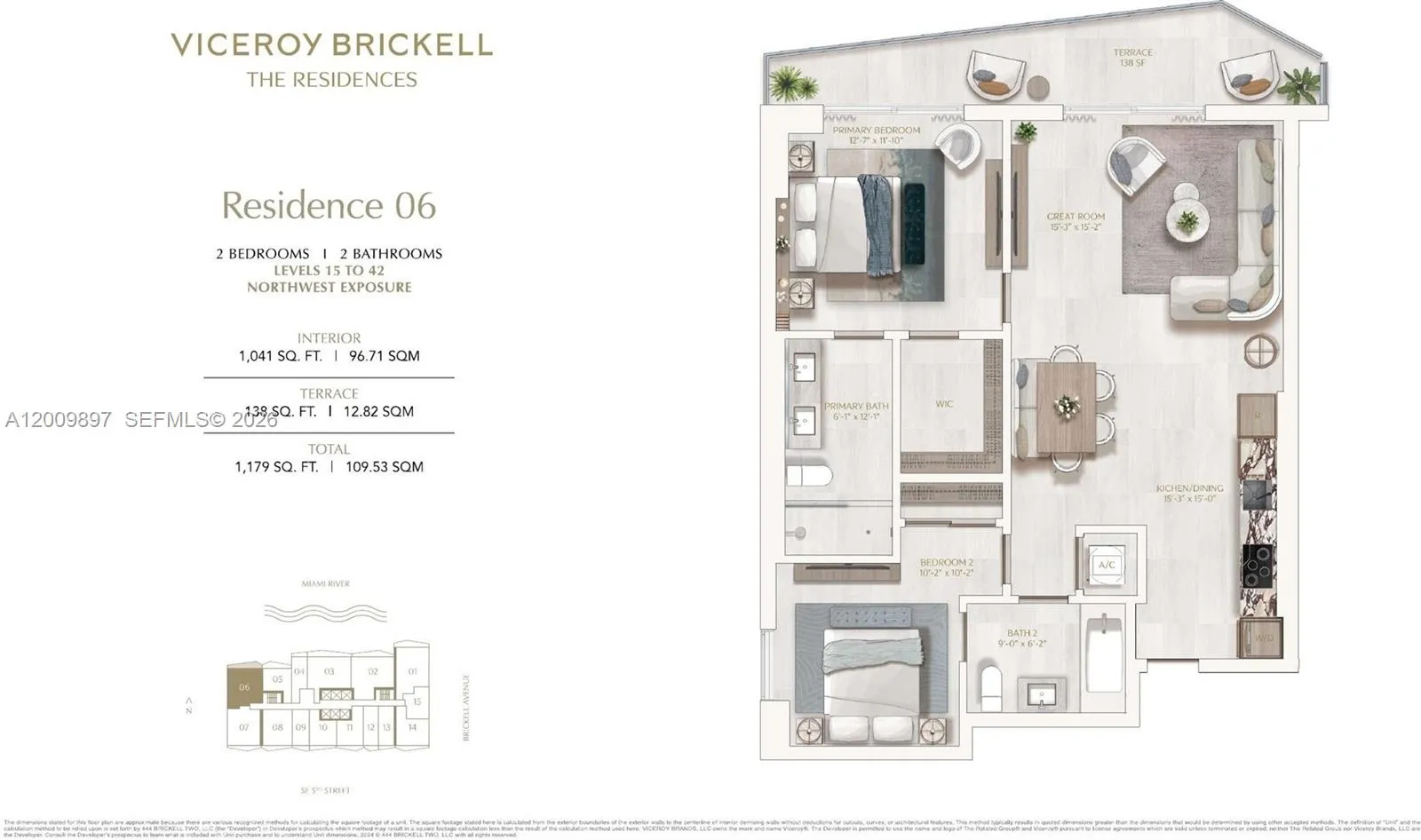 77 SE 5 ST # 1806, Miami FL 33131