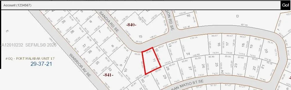 1906 Sandia Rd SE, Palm Bay FL 32909