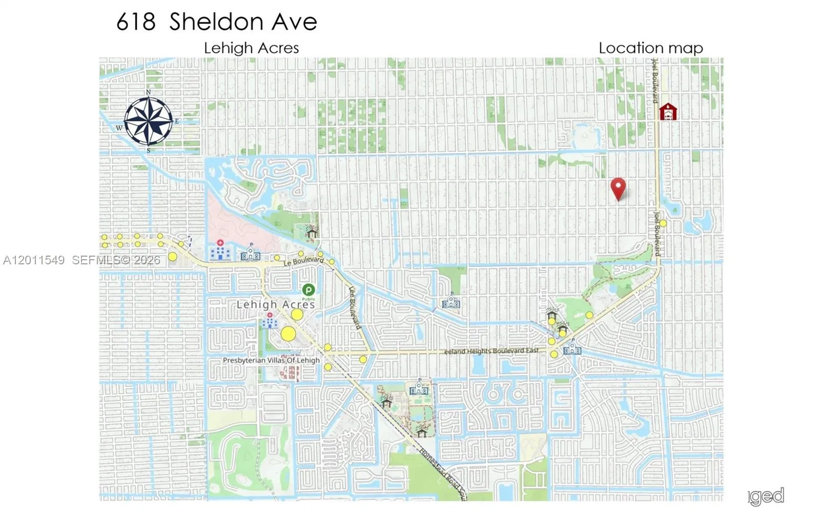 618 SHELDON AVE, Lehigh Acres FL 33936