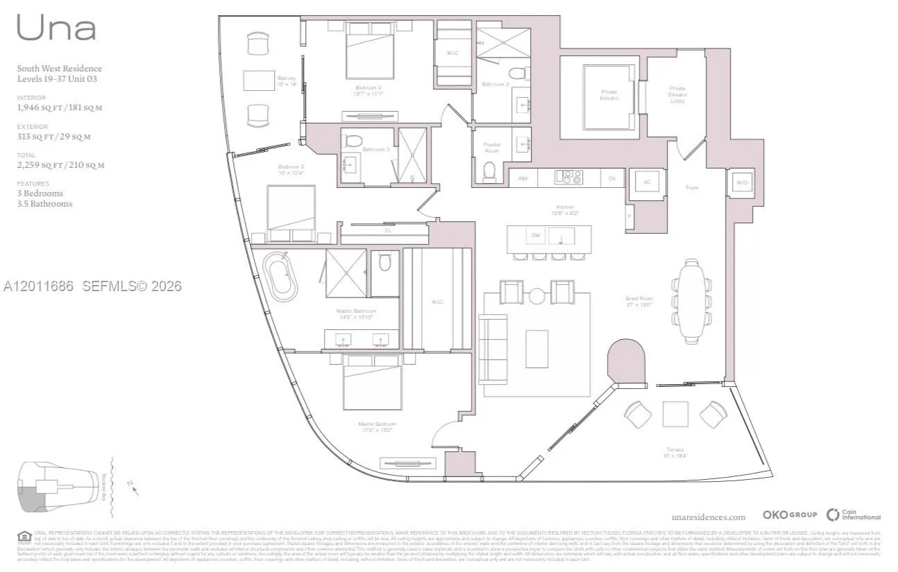 175 25 RD # 3303, Miami FL 33129