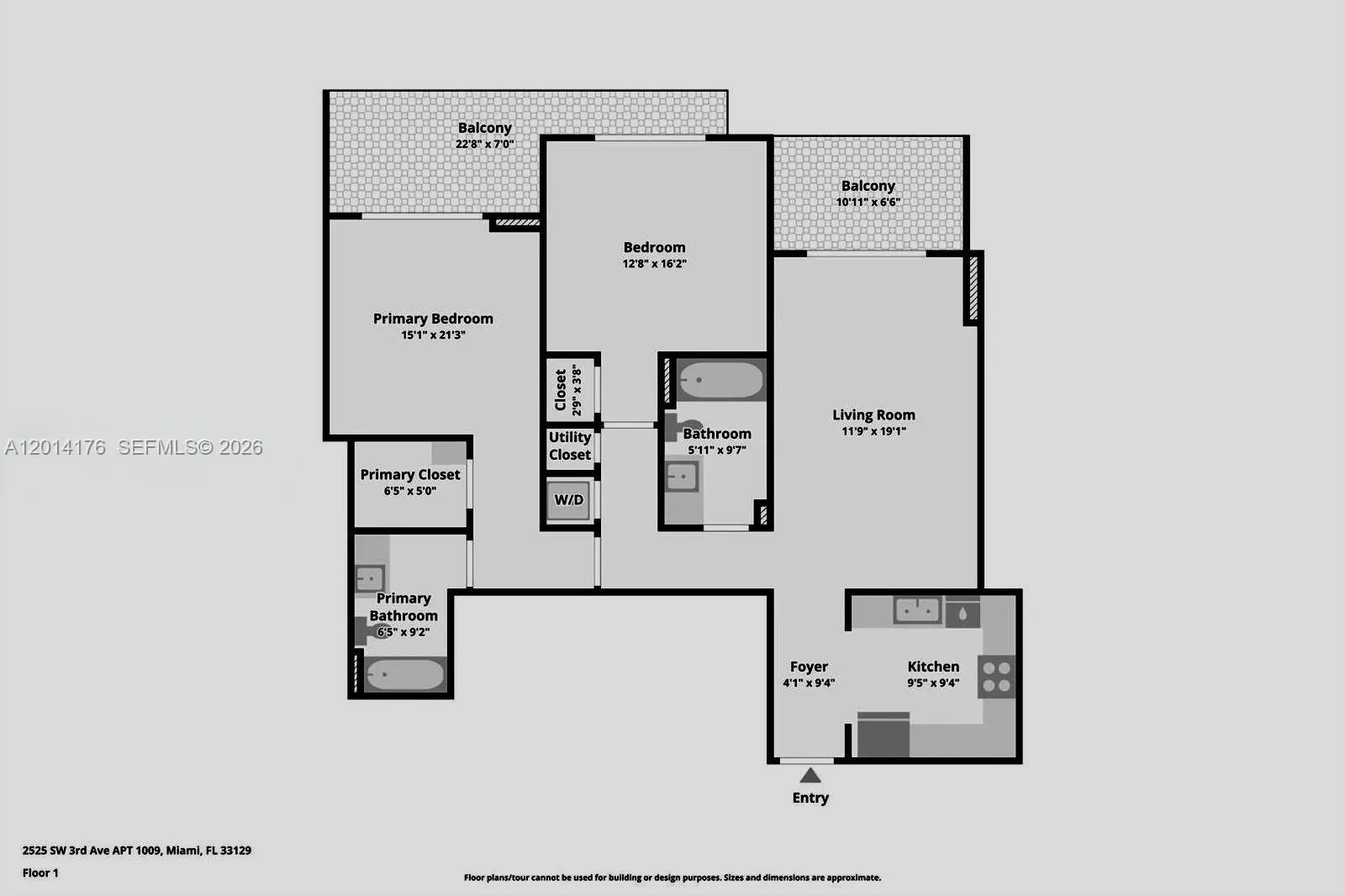 2525 SW 3rd Ave # 1009, Miami FL 33129