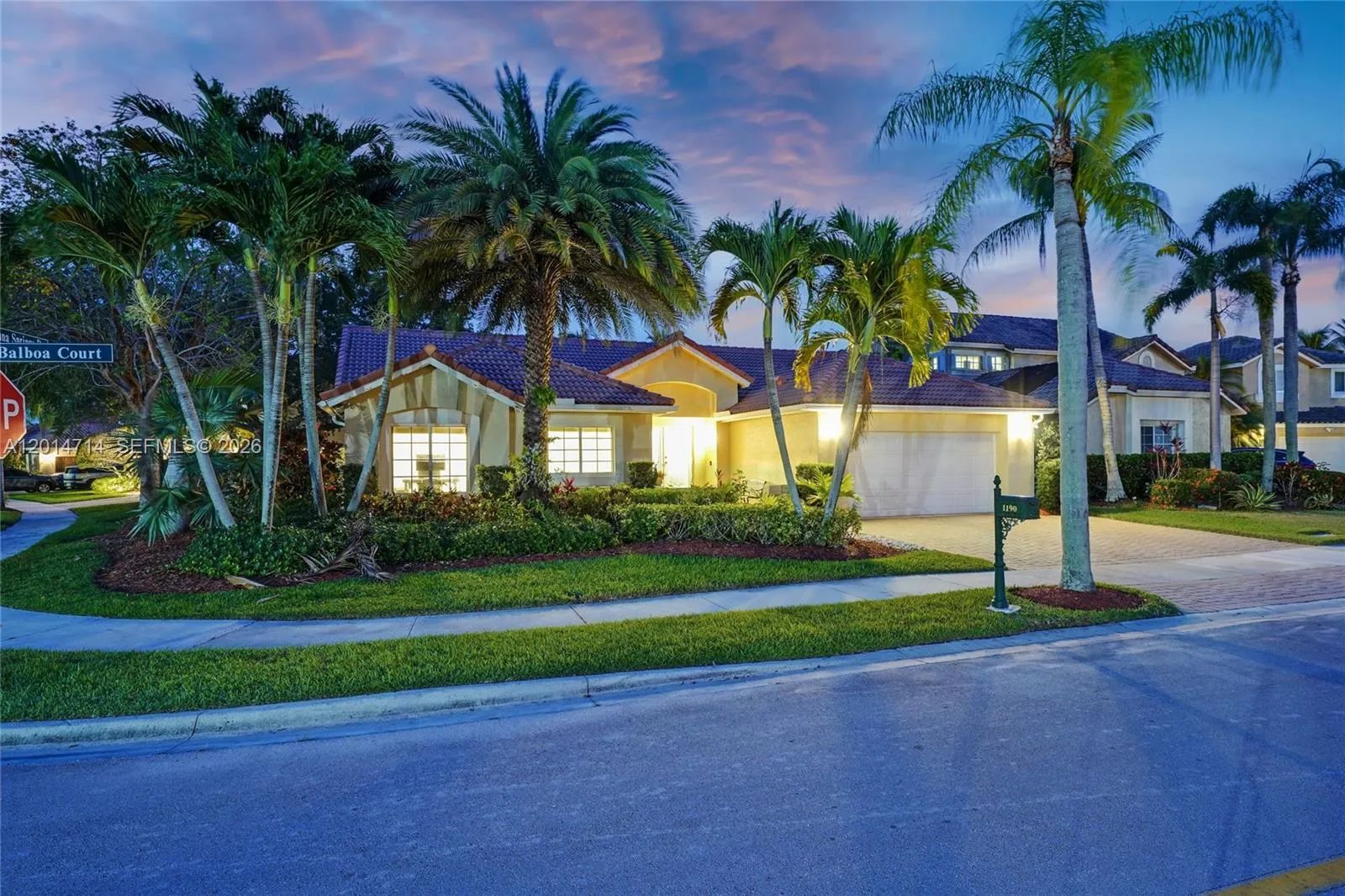 4 bedroom 3 bath for sale at 1190 Balboa Ct, Weston FL 33326