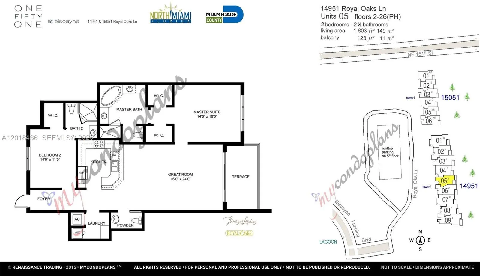 14951 Royal Oaks Ln # 405, North Miami FL 33181