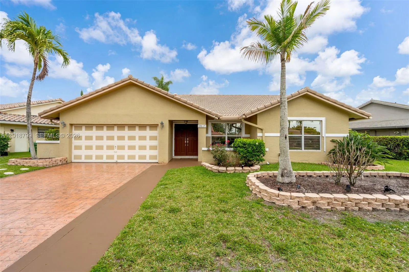 3 bedroom 2 bath for sale at 7817 Sunflower Dr, Margate FL 33063