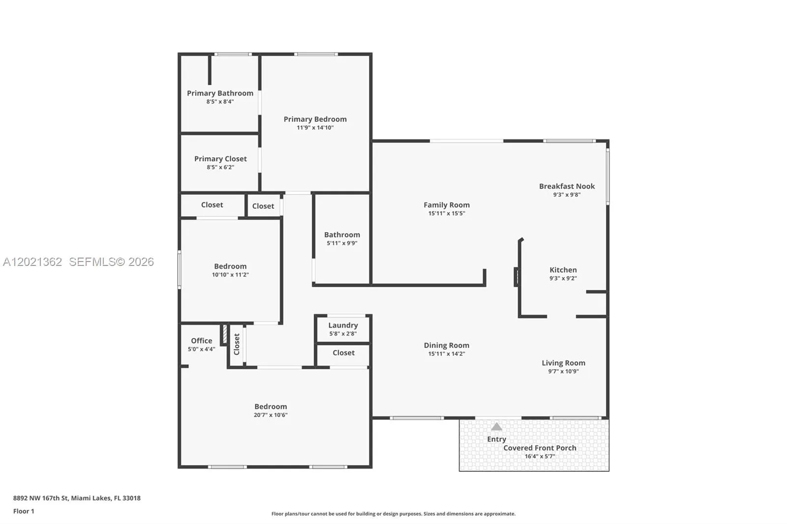 8892 NW 167th St, Miami Lakes FL 33018