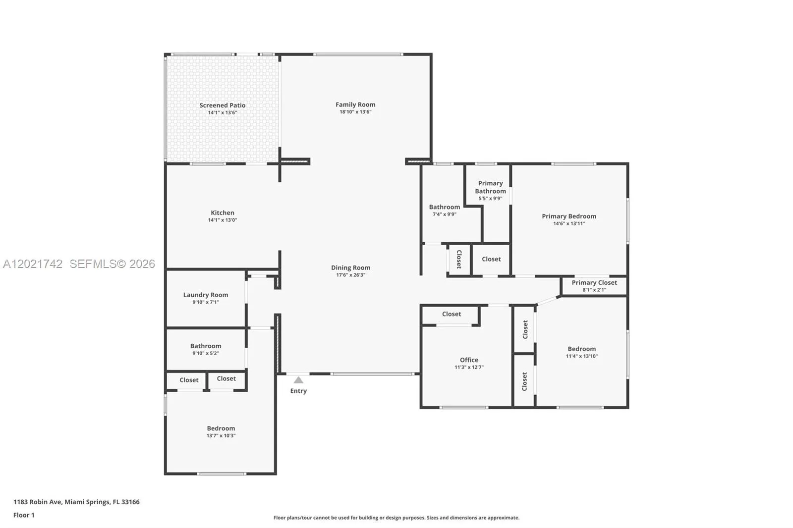 1183 Robin Ave, Miami Springs FL 33166