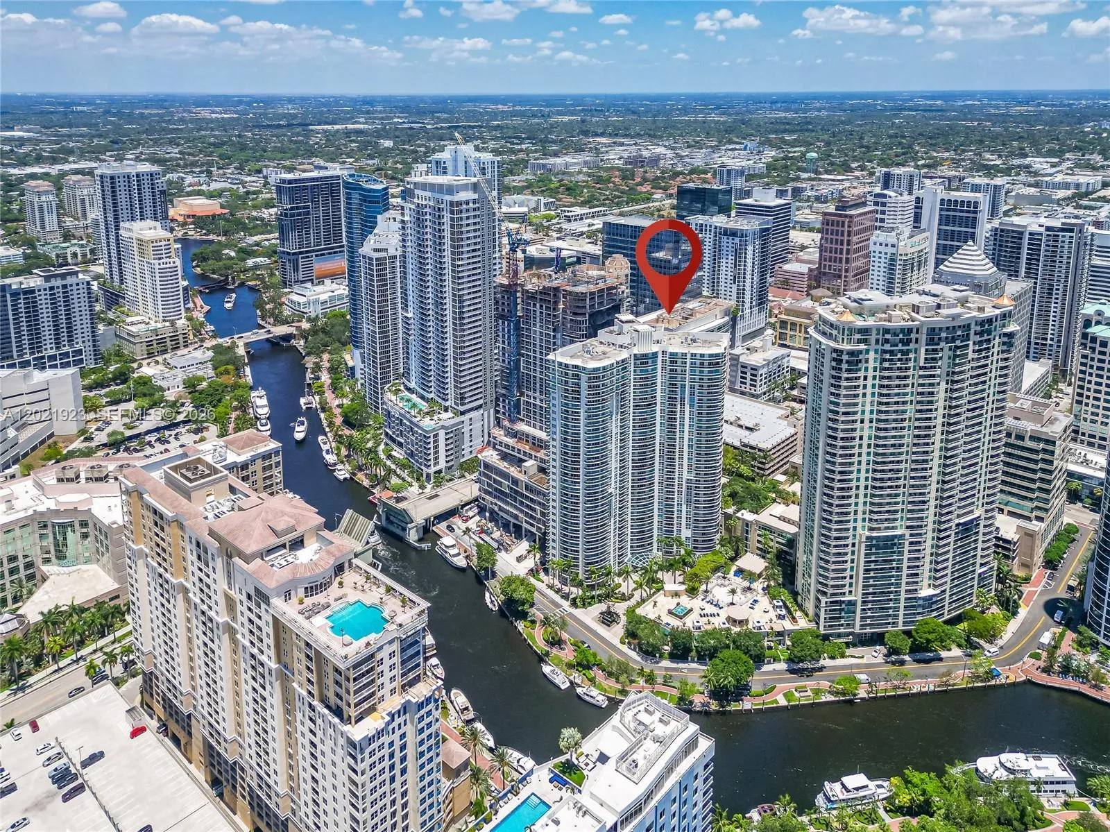 1 bedroom 1 bath for sale at 347 N New River Dr E # 2206, Fort Lauderdale FL 33301