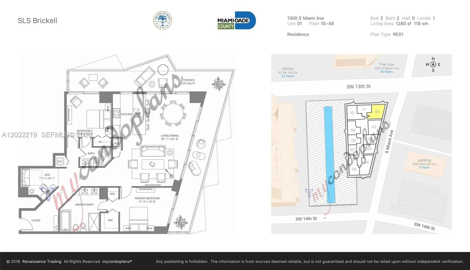 1300 S Miami Ave # 2901, Miami FL 33130