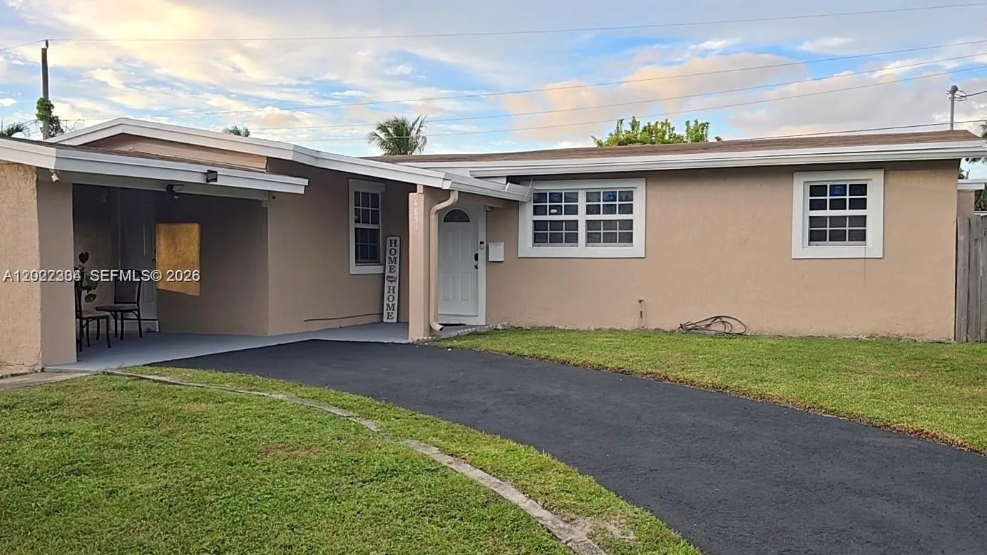 4 bedroom 2 bath for sale at 4851 NW 11th Ct, Lauderhill FL 33313