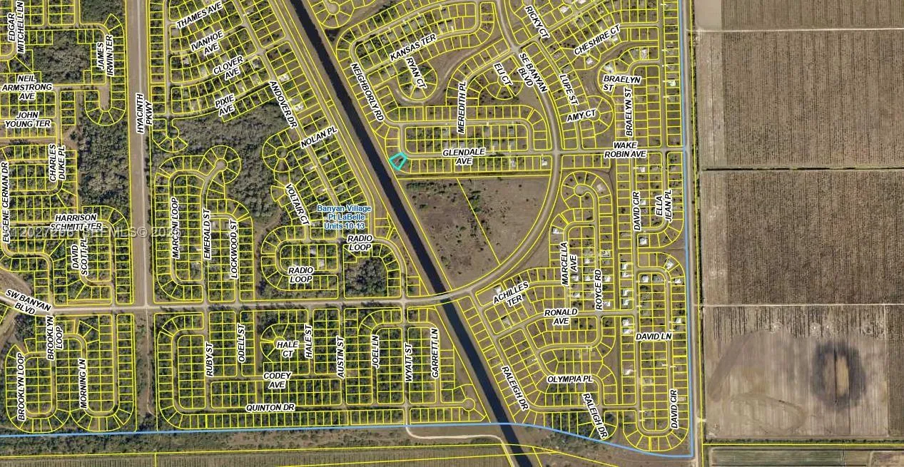 Land/Boat Docks for sale at 537 GLENDALE AVE, La Belle FL 33935