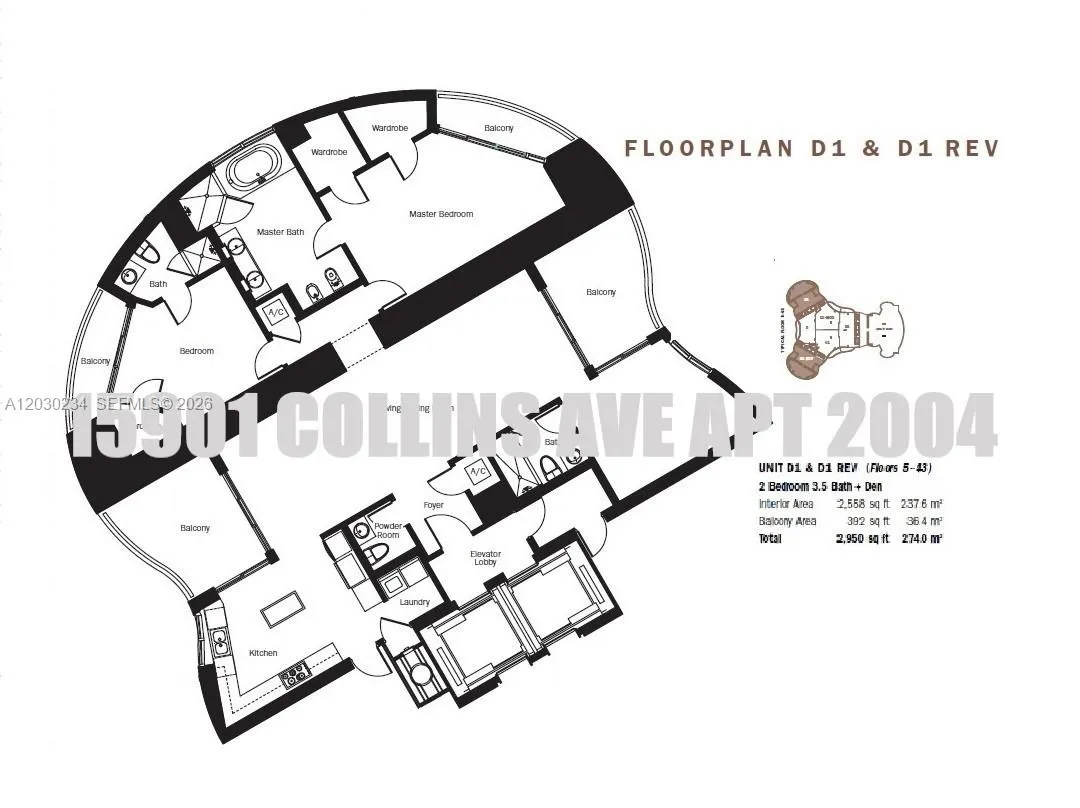 15901 Collins Ave # 2004, Sunny Isles Beach FL 33160