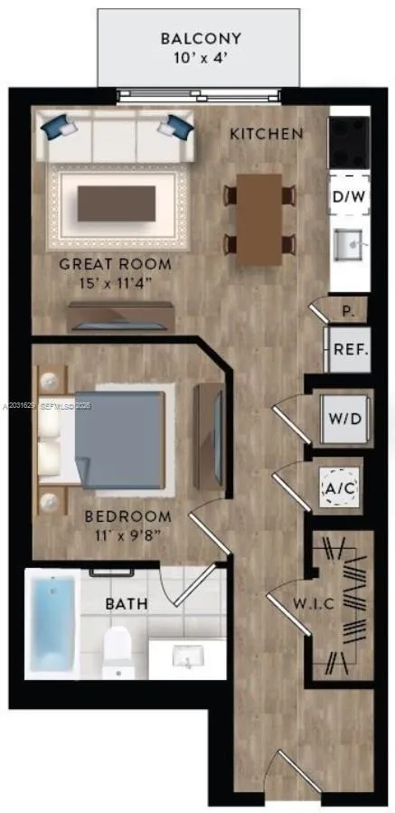 221 SW 12th St # 619, Miami FL 33130
